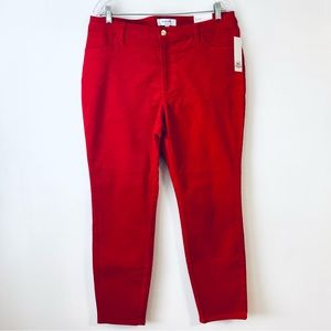 Ellen Tracey Red Velvet Denim